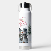 Vrolijk kerstfeest waterfles (Voorkant)