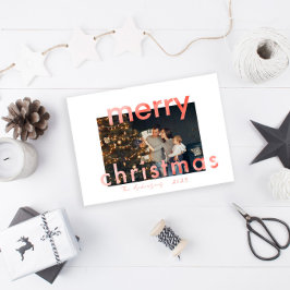 Vrolijk kerstfeest waterverf