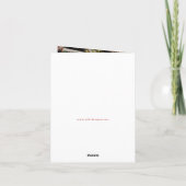 Vrolijk kerstfeest | Waterverf Blue Truck Holiday Feestdagen Kaart (Achterkant)