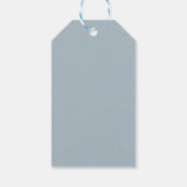 Vrolijk kerstfeest. Waterverf een schattige sneeuw Cadeaulabel (Achterkant)