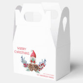 Vrolijk kerstfeest Waterverf Gnome Bedankdoosjes (Geopend)