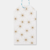 Vrolijk kerstfeest Waterverf Holly Berry Wreath Cadeaulabel (Achterkant)