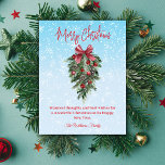 Vrolijk kerstfeest waterverf kerstboom besneeuwd briefkaart<br><div class="desc">Vrolijk kerstfeest waterverf kerstboom besneeuwd Briefkaart</div>