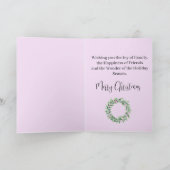 Vrolijk kerstfeest, waterverf kerstmis feestdagen kaart (Binnen)