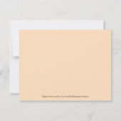 Vrolijk Kerstfeest Waterverf Pijnbomen Nota Kaart (Achterkant)