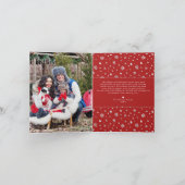 Vrolijk kerstfeest | Waterverf Red van Holiday Feestdagen Kaart (Binnen)