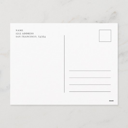 Vrolijk kerstfeest. Waterverf schattige feestdag Feestdagenkaart (Achterkant)