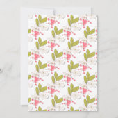 Vrolijk kerstfeest Waterverf Wreath en Berries Kaart (Achterkant)