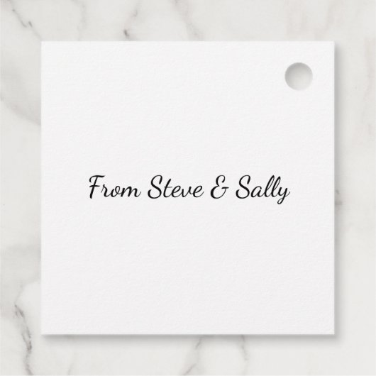 vrolijk kerstfeest.. ...we waren net buren. bedankjes labels (Achterkant)