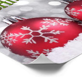 Vrolijk kerstfeest, we zijn gesloten Poster. Poster (Hoek)