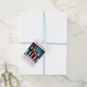 Vrolijk Kerstfeest, wees vrolijk en glans Cadeaulabel (Met Touw)