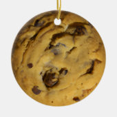 Vrolijk kerstfeest Weir-deeg | Grappige Choc Cooki Keramisch Ornament (Voorkant)