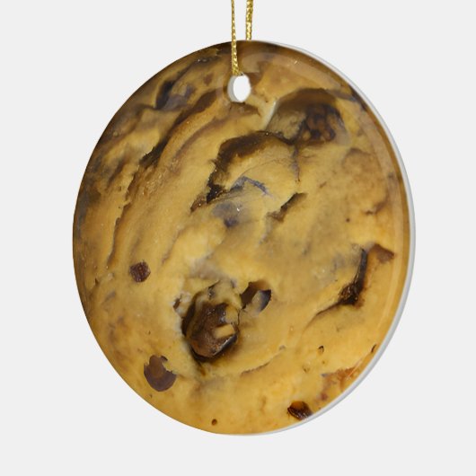 Vrolijk kerstfeest Weir-deeg | Grappige Choc Cooki Keramisch Ornament (Links)