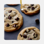 Vrolijk kerstfeest Weir-deeg | Grappige Cookie Pun Keramisch Ornament (Voorkant)