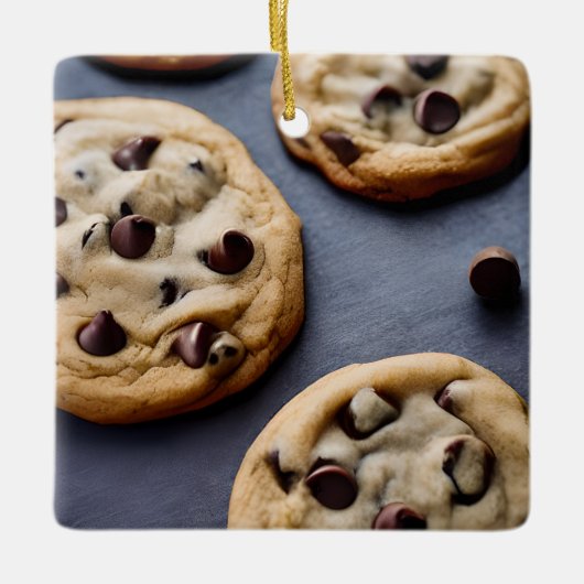 Vrolijk kerstfeest Weir-deeg | Grappige Cookie Pun Keramisch Ornament (Voorkant)