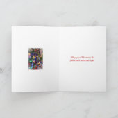 Vrolijk Kerstfeest Wenskaart - Decorated Tree #1 Feestdagen Kaart (Binnen)