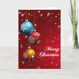 Vrolijk Kerstfeest Wenskaart -  Feestdagen Kaart