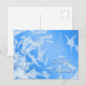 vrolijk kerstfeest. Wenskaart. Feestdagenkaart (Voorkant / Achterkant)