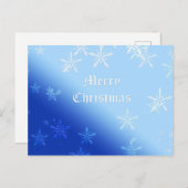 vrolijk kerstfeest. Wenskaart. Feestdagenkaart (Voorkant / Achterkant)