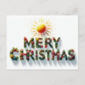 Vrolijk kerstfeest Wenskaarten Briefkaart (Voorkant)