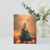 "VROLIJK KERSTFEEST" Wenskaarten Feestdagenkaart (Staand voorkant)