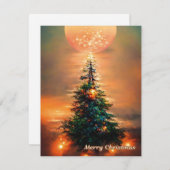 "VROLIJK KERSTFEEST" Wenskaarten Feestdagenkaart (Voorkant / Achterkant)