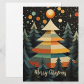 "VROLIJK KERSTFEEST" Wenskaarten Feestdagenkaart (Voorkant / Achterkant)