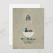 "VROLIJK KERSTFEEST" Wenskaarten Feestdagenkaart (Voorkant / Achterkant)