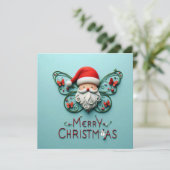 Vrolijk kerstfeest Wenskaarten Kaart (Staand voorkant)