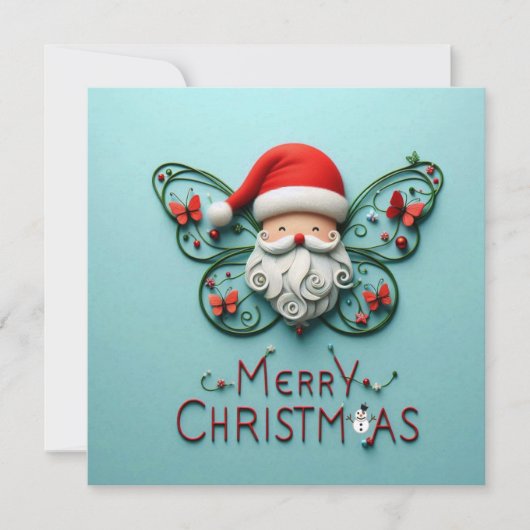 Vrolijk kerstfeest Wenskaarten Kaart (Voorkant)