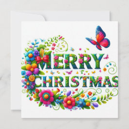 Vrolijk kerstfeest Wenskaarten Kaart