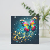 Vrolijk kerstfeest Wenskaarten Kaart (Staand voorkant)