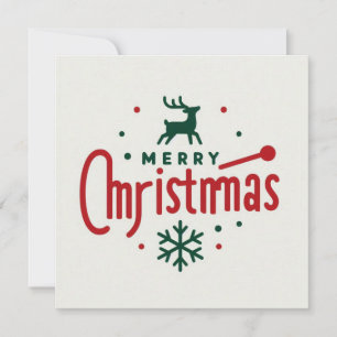 Vrolijk kerstfeest Wenskaarten Kaart
