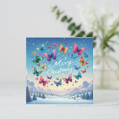 Vrolijk kerstfeest Wenskaarten Kaart (Staand voorkant)