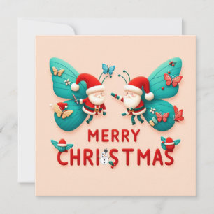 Vrolijk kerstfeest Wenskaarten Kaart