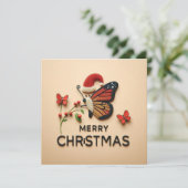 Vrolijk kerstfeest Wenskaarten Kaart (Staand voorkant)