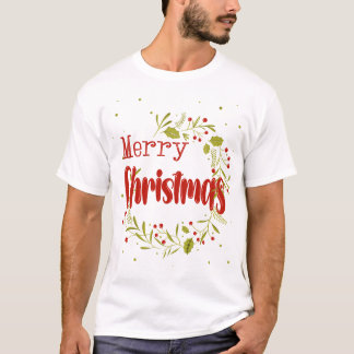 Vrolijk kerstfeest, wereldwijde vakantiegeest t-shirt
