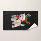 Vrolijk kerstfeest Westie Dog Reindeer Cosplay Handdoek (Handdoek)