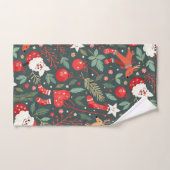 Vrolijk kerstfeest Whimsy Bad Handdoek (Handdoek)