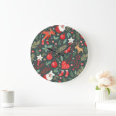 Vrolijk kerstfeest Whimsy Grote Klok (Huis)