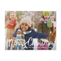 VROLIJK KERSTFEEST | white brush script holiday