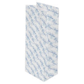 Vrolijk kerstfeest wijn cadeautas (Voorkant Gekanteld)