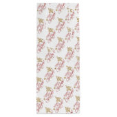 Vrolijk kerstfeest wijn cadeautas (Achterkant)