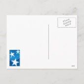 vrolijk kerstfeest | Winter decoratieve sterren Feestdagenkaart (Achterkant)