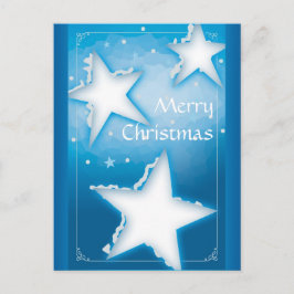 vrolijk kerstfeest | Winter decoratieve sterren Feestdagenkaart