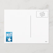 vrolijk kerstfeest | Winter decoratieve sterren Feestdagenkaart (Achterkant)