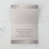 vrolijk kerstfeest. Winter Land Scène Feestdagen Kaart (Binnen)