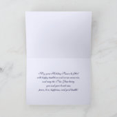 Vrolijk kerstfeest. Winter Parisian Scene Feestdagen Kaart (Binnen)