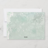 Vrolijk Kerstfeest Winter Sneeuwvossen Fotokaart Feestdagenkaart (Achterkant)