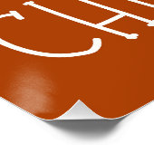 Vrolijk Kerstfeest Winter Snowflakes Typografie Perfect Poster (Hoek)